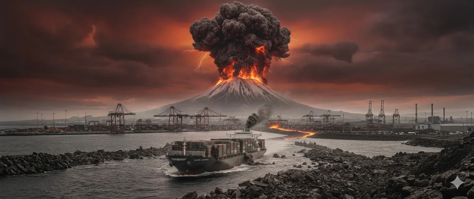 How a Volcano in Africa Can Disrupt Supply Chains in India, China, and Across the World