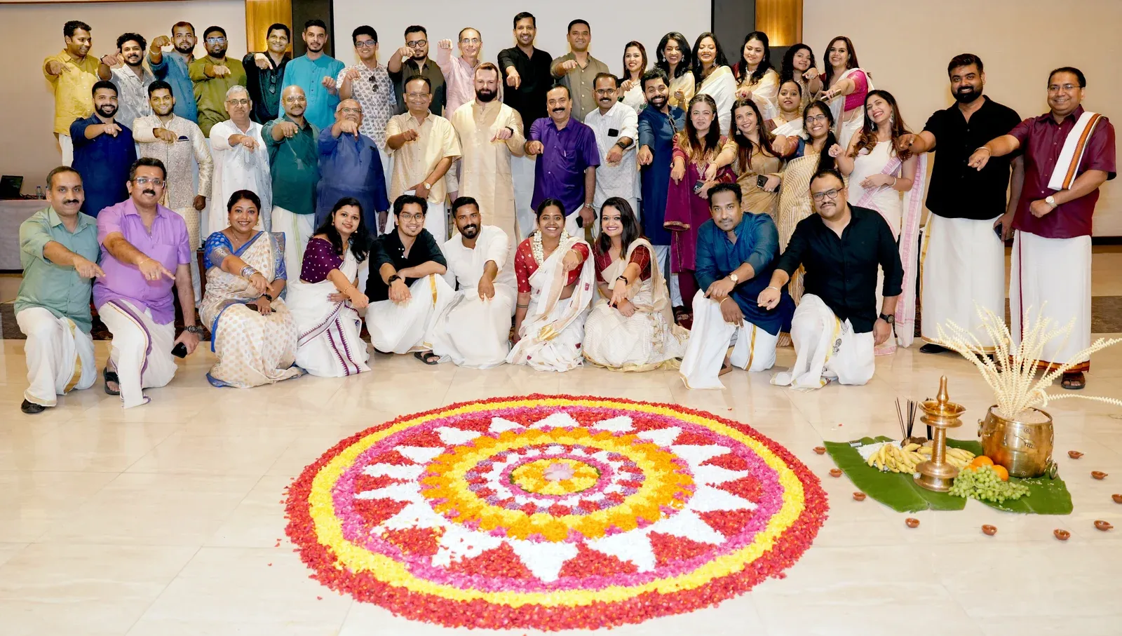 Celebrating Onam with tradition, colour, and team spirit