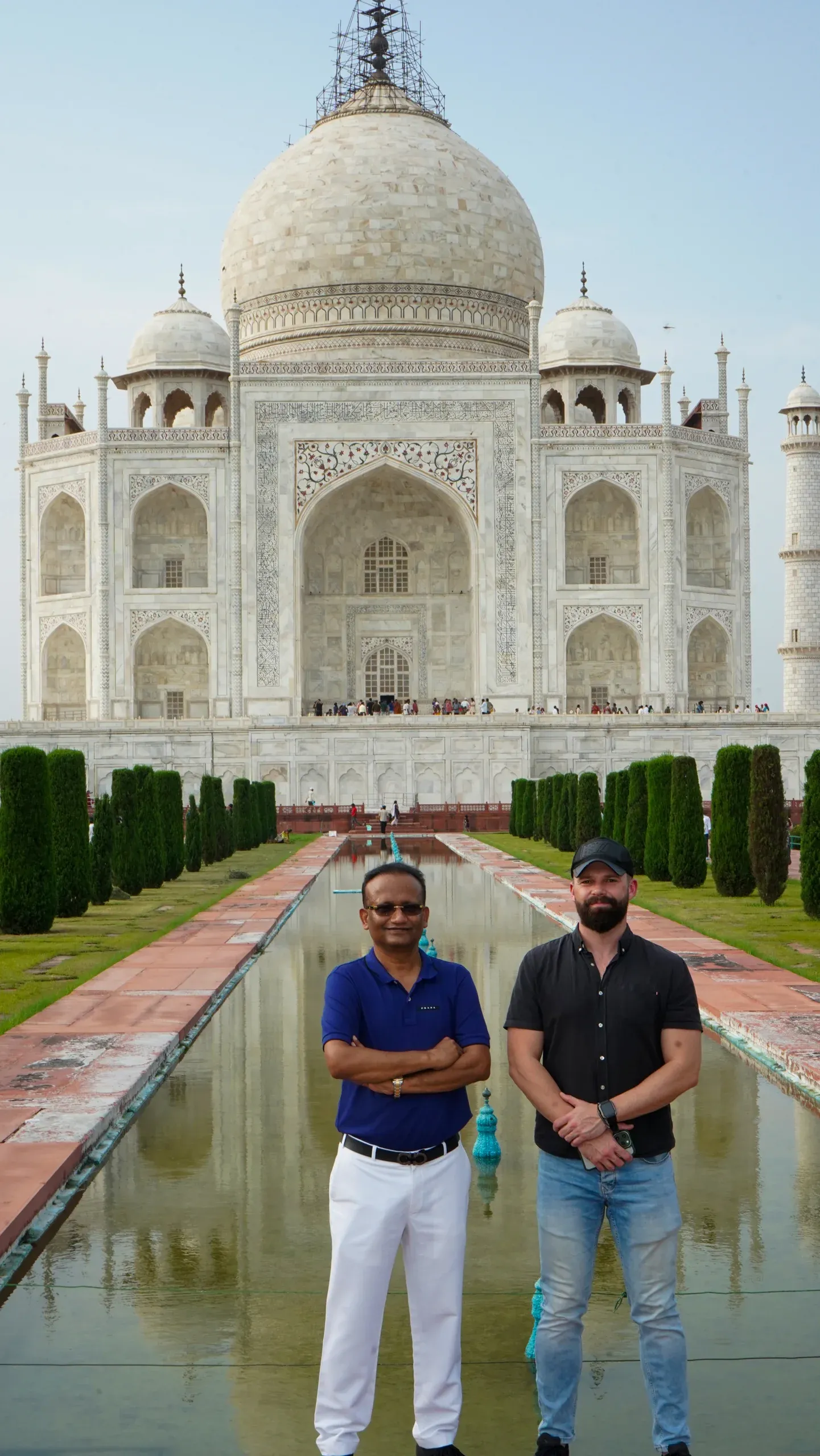 Capturing the architectural brilliance of the Taj Mahal